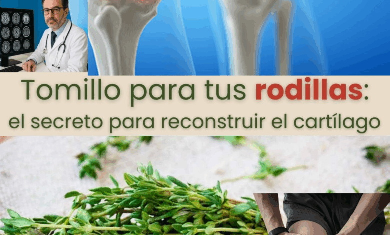 Tomillo: El Remedio Natural para Regenerar el Cartílago y Fortalecer las Rodillas