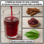 La bebida natural que ayuda a mejorar la circulación, la presión y el azúcar en la sangre La bebida natural que ayuda a mejorar la circulación, la presión y el azúcar en la sangre
