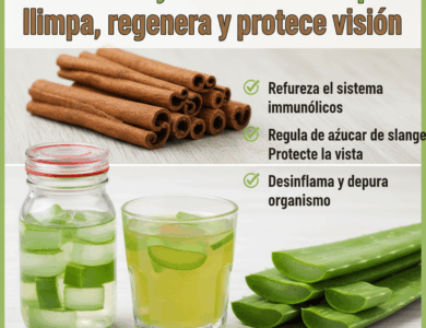 Aloe vera y canela: el dúo natural que fortalece tu salud y protege tu visión