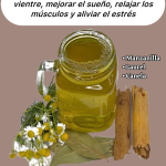 Infusión natural para desinflamar el vientre, mejorar el sueño y aliviar el estrés