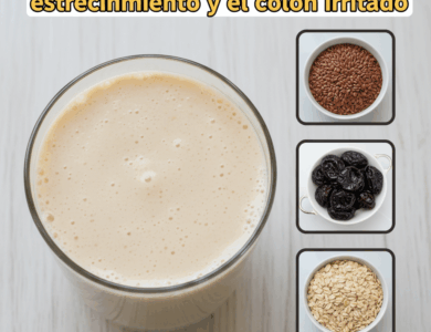 El batido natural que elimina la panza hinchada, el estreñimiento y el colon irritado