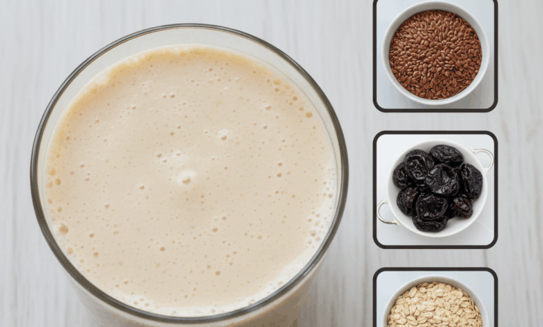 El batido natural que elimina la panza hinchada, el estreñimiento y el colon irritado