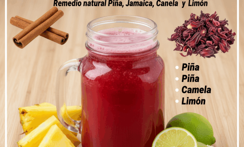 Bebida natural para la infección urinaria, la circulación y los dolores articulares