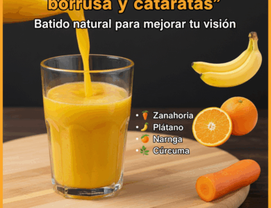 Batido natural para mejorar la visión y decir adiós a las migrañas y cataratas