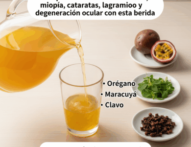 La bebida natural que fortalece la vista y combate la visión borrosa La bebida natural que fortalece la vista y combate la visión borrosa