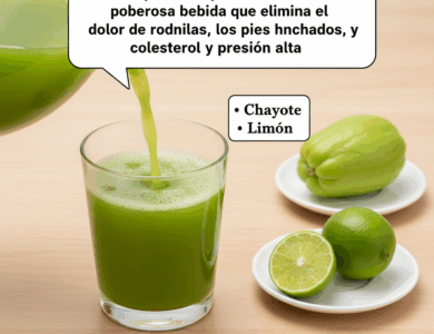 Chayote con limón: la bebida natural que alivia dolores y mejora la circulación