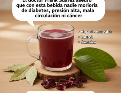 La bebida natural recomendada por el Dr. Frank Suárez contra la diabetes, la presión alta y la mala circulación La bebida natural recomendada por el Dr. Frank Suárez contra la diabetes, la presión alta y la mala circulación