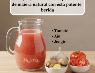 Potente bebida natural para limpiar y desinflamar la próstata