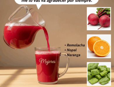 Nopal con remolacha: la bebida natural que limpia el organismo y devuelve la vitalidad