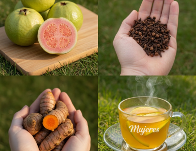Bebida Natural de Guayaba, Clavo de Olor y Cúrcuma: Un Remedio Casero para la Circulación, el Azúcar y la Presión Arterial