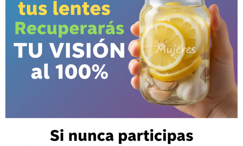 Ajo y Limón para la Visión: El Remedio Natural que Mejora la Circulación Ocular y Protege tus Ojos